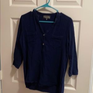 Michael stars navy blue  shirt